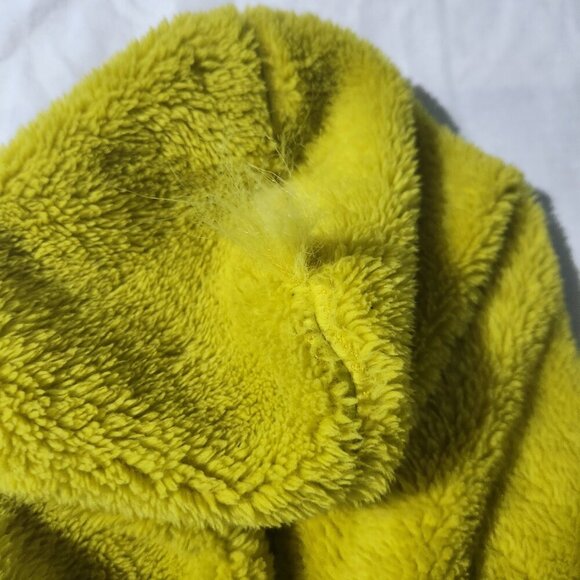 The Grinch Fleece Hoodie Crop Top Dr Seuss Size XL Green Big Grinch Face - Picture 13 of 13